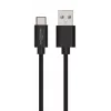 USB laidas Ansmann 1700-0130 1m USB A USB C juodas