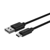 USB laidas Ansmann 1700-0130 1m USB A USB C juodas