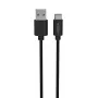 USB laidas Ansmann 1700-0130 1m USB A USB C juodas