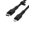 Belkin CAA009BT3MBK 3 m USB C į Lightning laidas, juodas