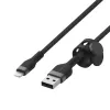 Belkin BOOST CHARGE PRO Flex USB A į USB‑C/Lightning kabelis 3 m CAA010BT3MBK juodas