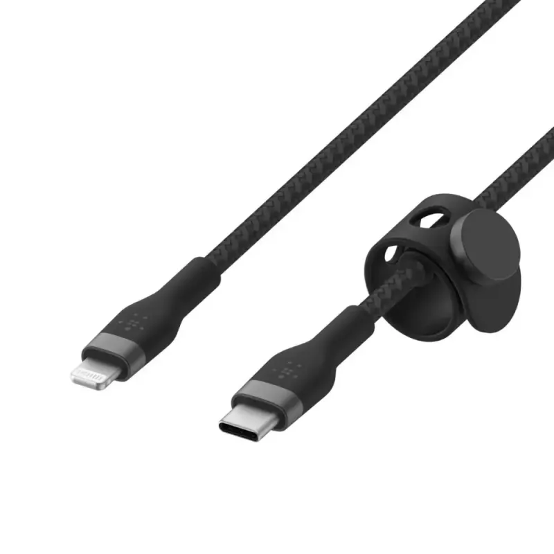 Laidinė USB-C į Lightning jungtis Belkin CAA011BT2MBK 2 m juoda