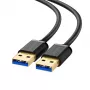 USB laidas Ugreen 10370 USB 3.2 Gen 1 1 m USB A juodas