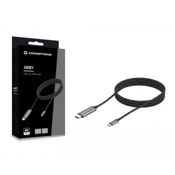 Conceptronic USB-C į HDMI laidas, vyriškas į vyrišką, 4K 60Hz, 2 m