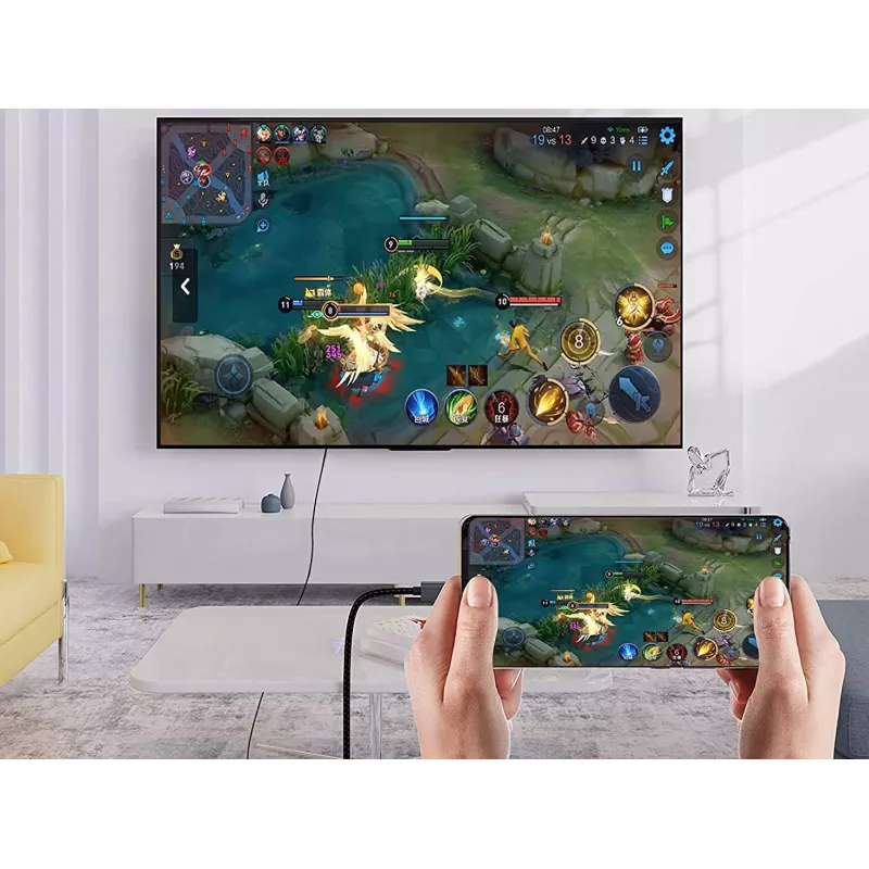 Conceptronic USB-C į HDMI laidas, vyriškas į vyrišką, 4K 60Hz, 2 m