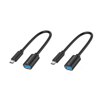 Conceptronic ABBY11B USB-C į USB-A OTG adapteris 2 vnt., 20 cm