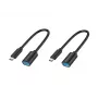 Conceptronic ABBY11B USB-C į USB-A OTG adapteris 2 vnt., 20 cm