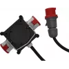 Brennenstuhl Power Extension 2m 2 AC Outlet Outdoor Black Red White