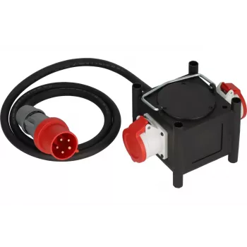 Brennenstuhl Power Extension 2m 2 AC Outlet Outdoor Black Red White