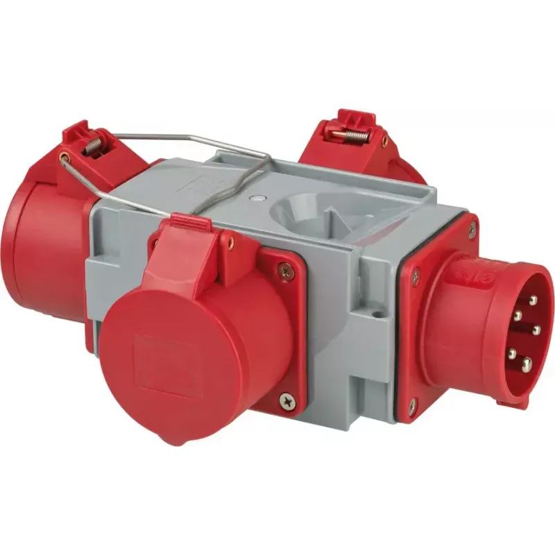 Maitinimo kištukinis adapteris Brennenstuhl 1081640 400V 16A Pilka Raudona