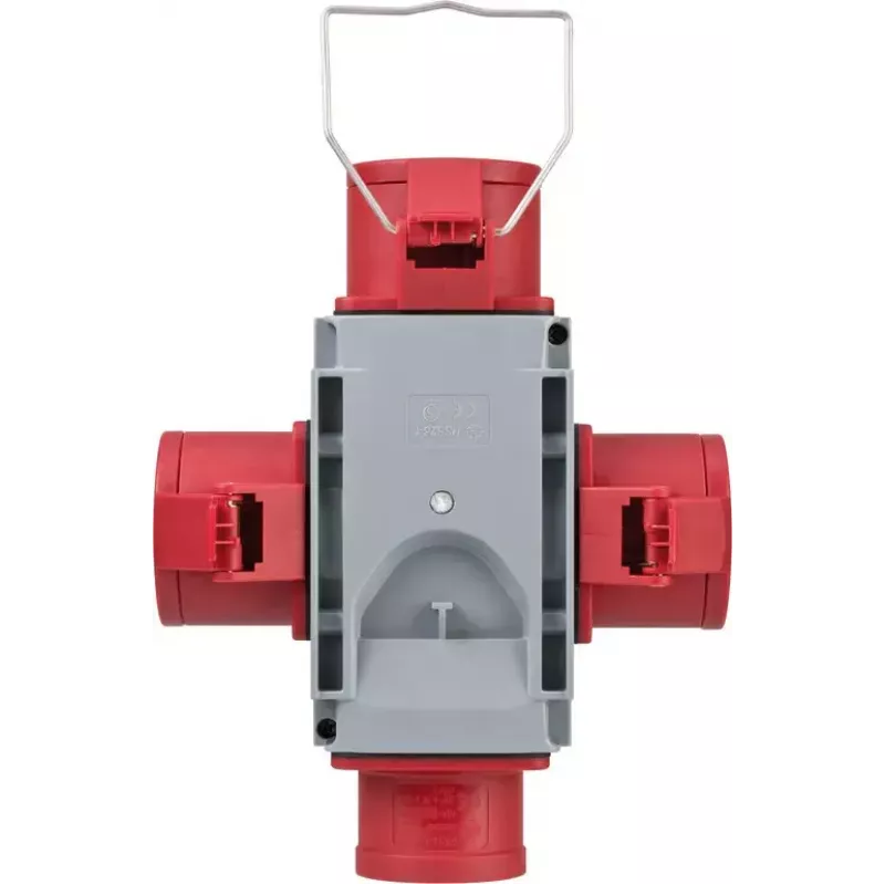 Maitinimo kištukinis adapteris Brennenstuhl 1081640 400V 16A Pilka Raudona