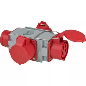Maitinimo kištukinis adapteris Brennenstuhl 1081640 400V 16A Pilka Raudona