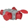 Maitinimo kištukinis adapteris Brennenstuhl 1081640 400V 16A Pilka Raudona
