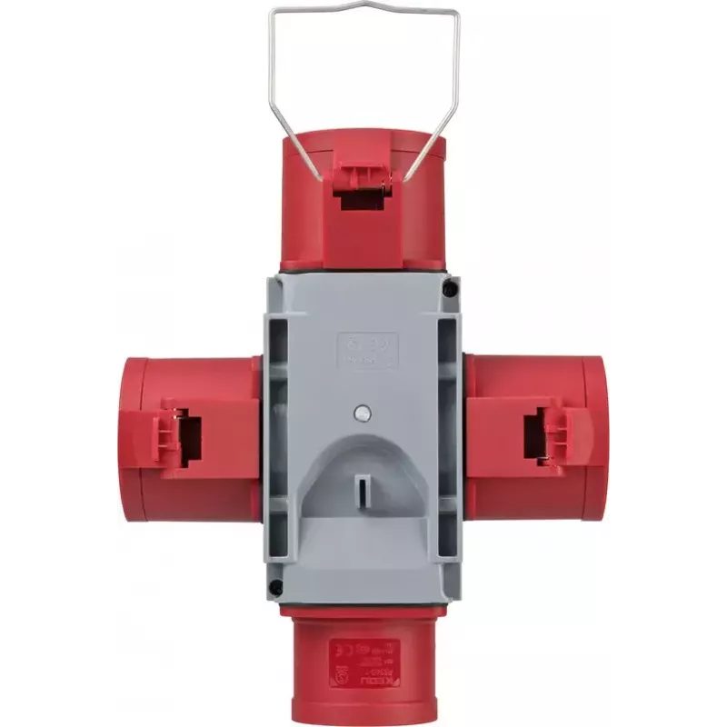 Maitinimo kištukinis adapteris Brennenstuhl 1081670 400V 32A Pilka Raudona