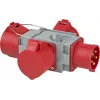 Maitinimo kištukinis adapteris Brennenstuhl 1081670 400V 32A Pilka Raudona