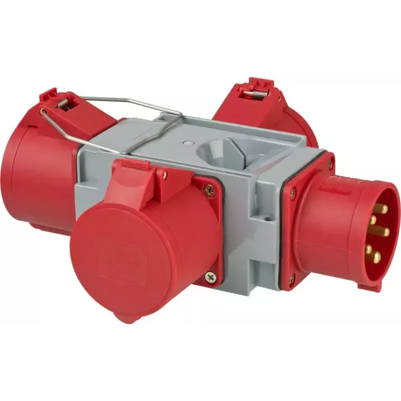 Maitinimo kištukinis adapteris Brennenstuhl 1081670 400V 32A Pilka Raudona