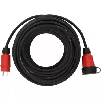 Prailginimo laidas Brennenstuhl 9161250110 25m 1 AC lizdas Lauko Juoda Raudona