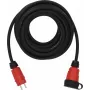 Prailginimo laidas Brennenstuhl 9162100110 10m 1 AC lizdas Lauke/Viduje Juoda Raudona