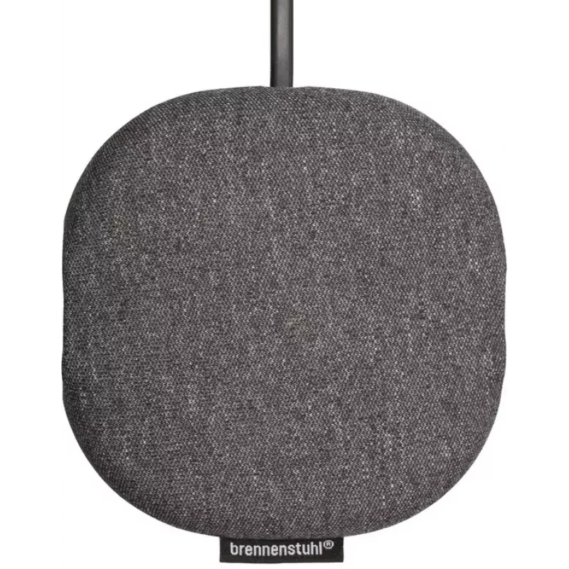 Brennenstuhl estilo įkrovimo stotis su tekstilės danga, 3 m, 1 rozetė + 2 USB, antracito/juoda
