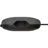 Brennenstuhl estilo įkrovimo stotis su tekstilės danga, 3 m, 1 rozetė + 2 USB, antracito/juoda