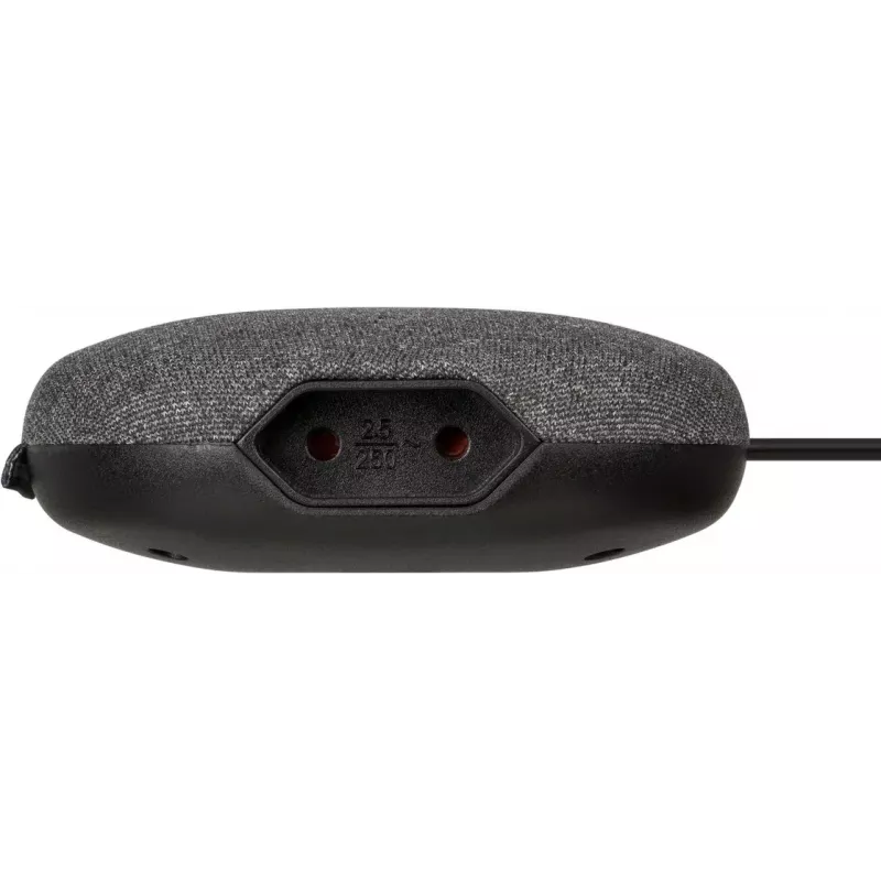 Brennenstuhl estilo įkrovimo stotis su tekstilės danga, 3 m, 1 rozetė + 2 USB, antracito/juoda