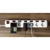 Hama 00137239 Socket Line 6 lizdų ilgintuvas, kiekvienas lizdas jungiamas atskirai, baltas