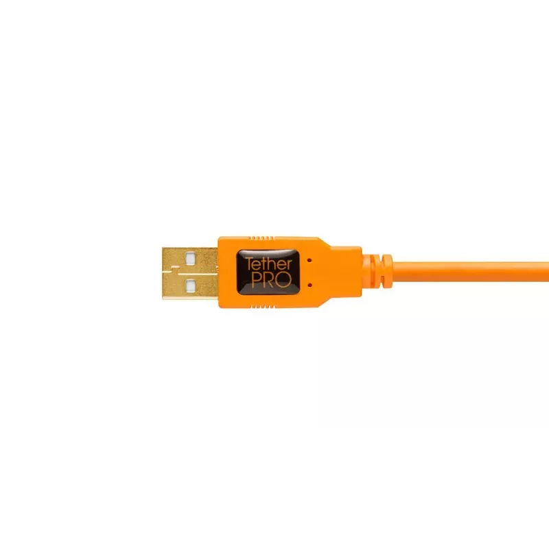 USB laidas Tether Tools CU5430ORG 4,6 m USB A Micro-USB B oranžinis