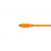 USB laidas Tether Tools CU5430ORG 4,6 m USB A Micro-USB B oranžinis