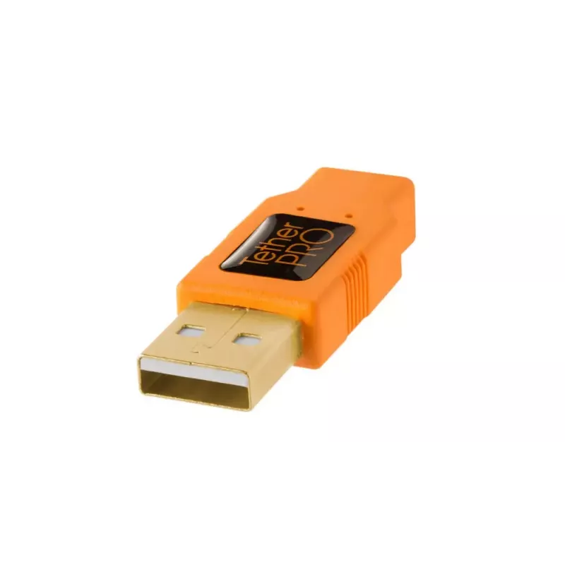 USB laidas Tether Tools CU5430ORG 4,6 m USB A Micro-USB B oranžinis