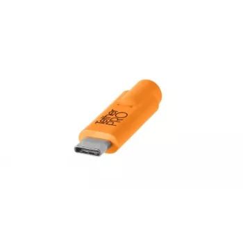 USB laidas Tether Tools CUC15-ORG 4.6 m USB 3.2 Gen 1 USB C oranžinis