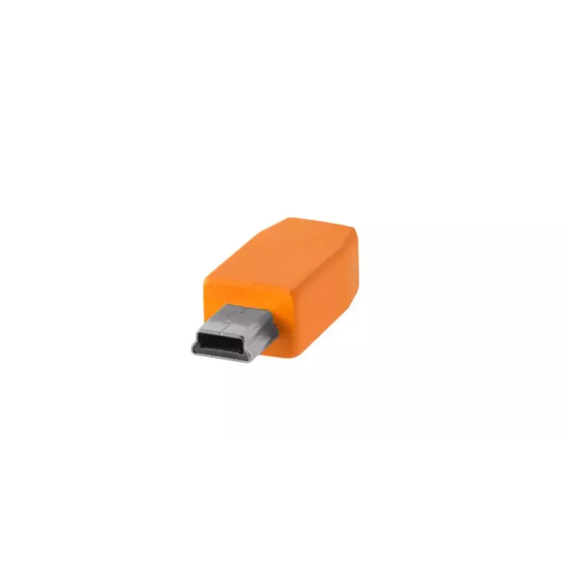 USB laidas Tether Tools CUC2415-ORG 4,6 m USB 2.0 USB-C Mini-USB B oranžinis