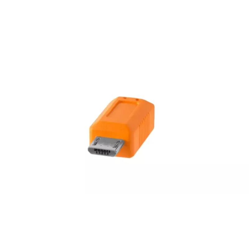 USB laidas Tether Tools CUC2515-ORG 4,6 m USB-C Micro-USB B oranžinis