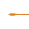 USB laidas Tether Tools CUC2515-ORG 4,6 m USB-C Micro-USB B oranžinis
