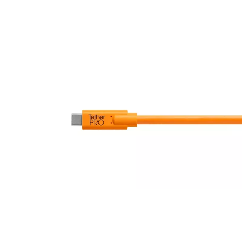 USB laidas Tether Tools CUC2515-ORG 4,6 m USB-C Micro-USB B oranžinis