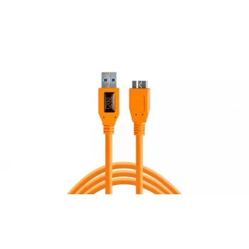USB kabelis Tether Tools CU5454 4,6 m USB 3.2 Gen 1 Micro-USB B oranžinis
