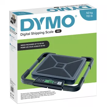 DYMO S50 Skaitmeninės siuntų svarstyklės | 50 kg talpa | USB / maitinimas arba AAA baterijos