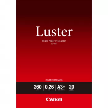 Foto popierius Canon LU-101 Luster Photo Paper Pro A3 Plus – 20 lapų