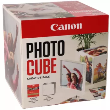 Canon 2311B075 blizgus rožinis foto popierius 5x5 coliai, 40 lapų
