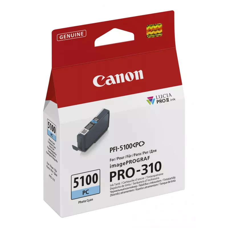 Canon PFI-5100 PC 330 ml original fotožalios spalvos kasetė