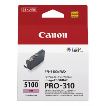 Canon PFI-5100 PM original rašalo kasetė foto purpurinė