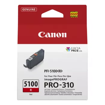 Canon PFI-5100 R raudonas originalus kasetė 1 vnt.