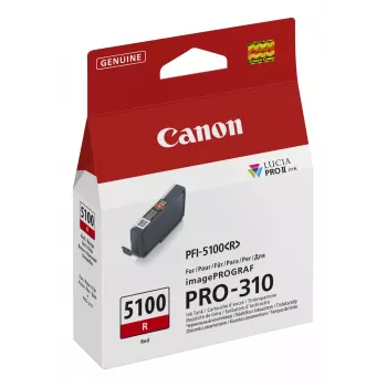 Canon PFI-5100 R raudonas originalus kasetė 1 vnt.