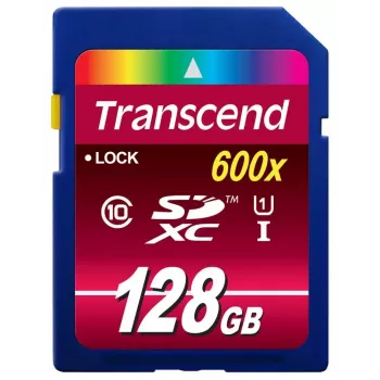 Transcend 128GB SDXC UHS-I 600x TS128GSDXC10U1 atminties kortelė