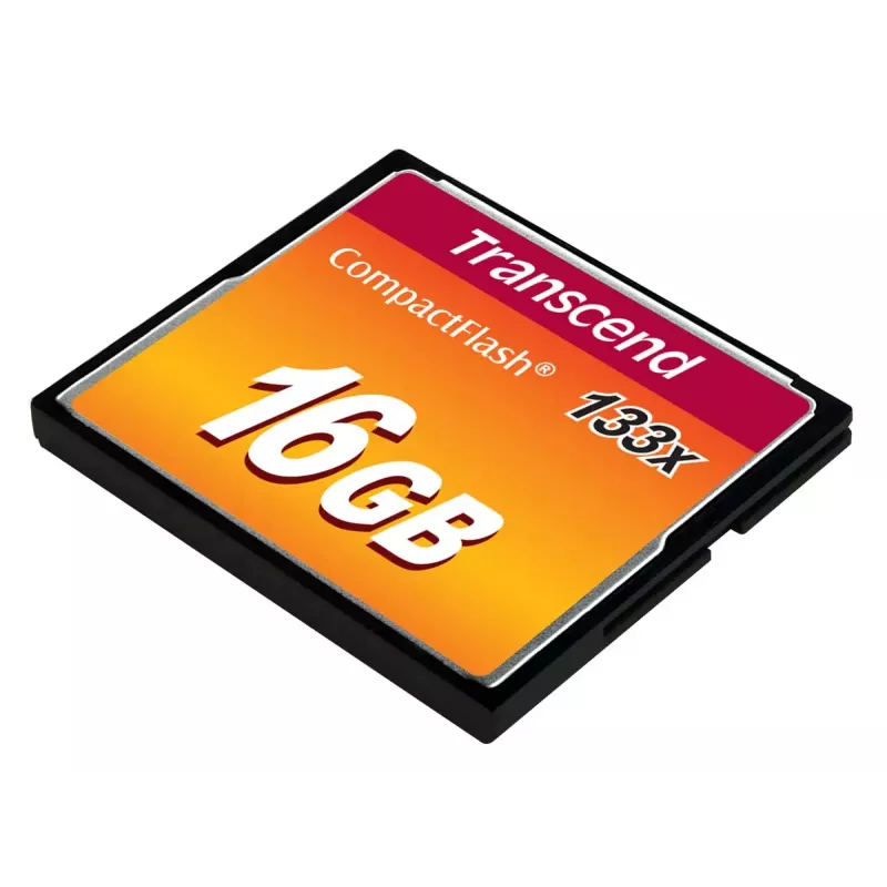 CompactFlash kortelė Transcend TS16GCF133 16GB, 50MB/s skaitymas, 20MB/s rašymas