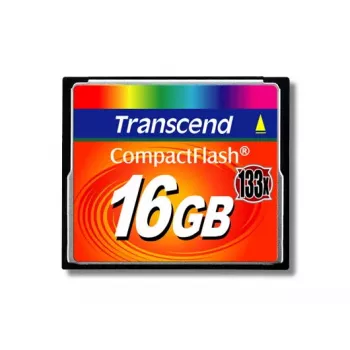 CompactFlash kortelė Transcend TS16GCF133 16GB, 50MB/s skaitymas, 20MB/s rašymas