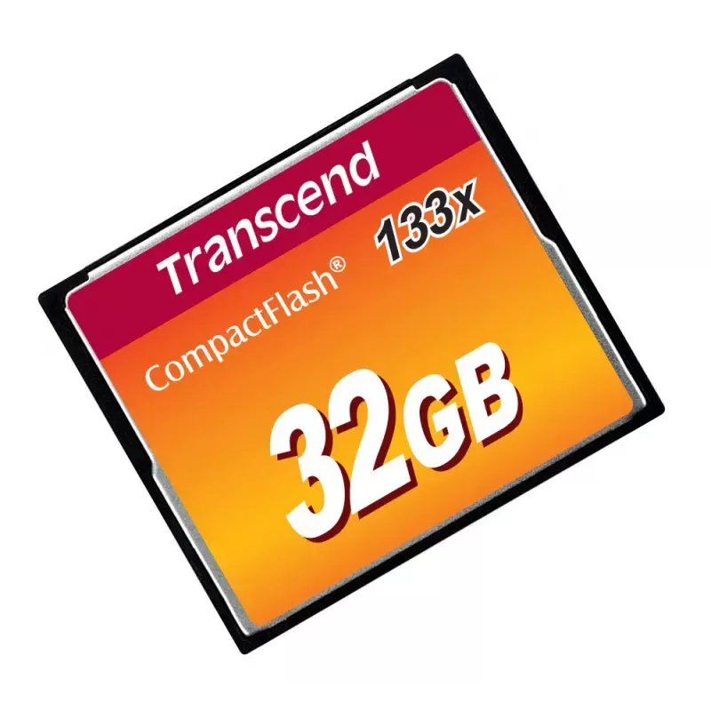„Flash Memory Transcend 32GB CompactFlash 133x TS32GCF133“