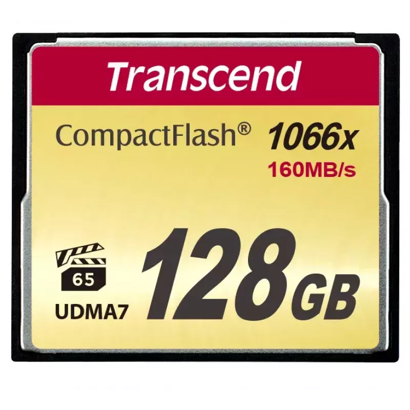 CompactFlash Transcend 128GB MLC 160MB/s TS128GCF1000