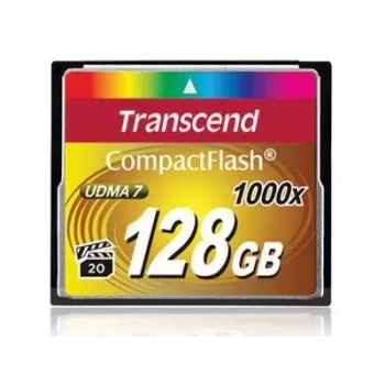 CompactFlash Transcend 128GB MLC 160MB/s TS128GCF1000