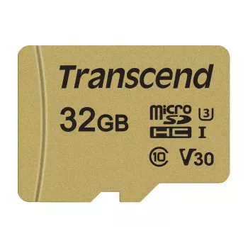 Flash atmintis Transcend 32GB MicroSDHC UHS-I 500S