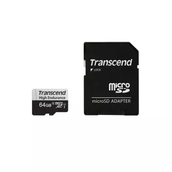 „Transcend 64GB MicroSDXC 350V“ didelės ištvermės atminties kortelė